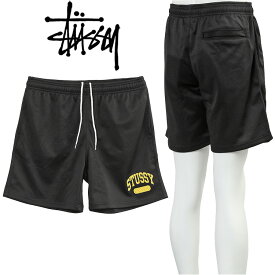 ステューシー STUSSY ジャージ ハーフパンツ ARCH MESH SHORT 112291-BLACK【新作】