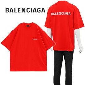 バレンシアガ BALENCIAGA Tシャツ ロゴ刺しゅう 612966-TMVF4-3168【新作】【SALE10】
