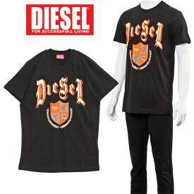 ディーゼル Tシャツ DIESEL エンブレム ロゴプリント A11044-0GRAI T-DIEGOR-K62-9XX【新作】