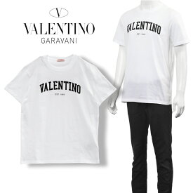 VALENTINO ヴァレンティノ プリント コットン Tシャツ 2V3MG13D964-A01【新作】【SALE】
