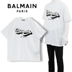 バルマン Balmain '70s Tシャツ ルーズフィット BH1EG010BC44-GAB【新作】