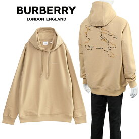 バーバリー BURBERRY パーカー MARKS チェック EKD コットンフーディー 8072714-A7405 ソフトフォーン【SALE10】