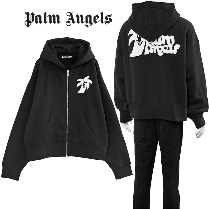 楽天市場】パームエンジェルス PALM ANGELS ジップパーカー Hunter 