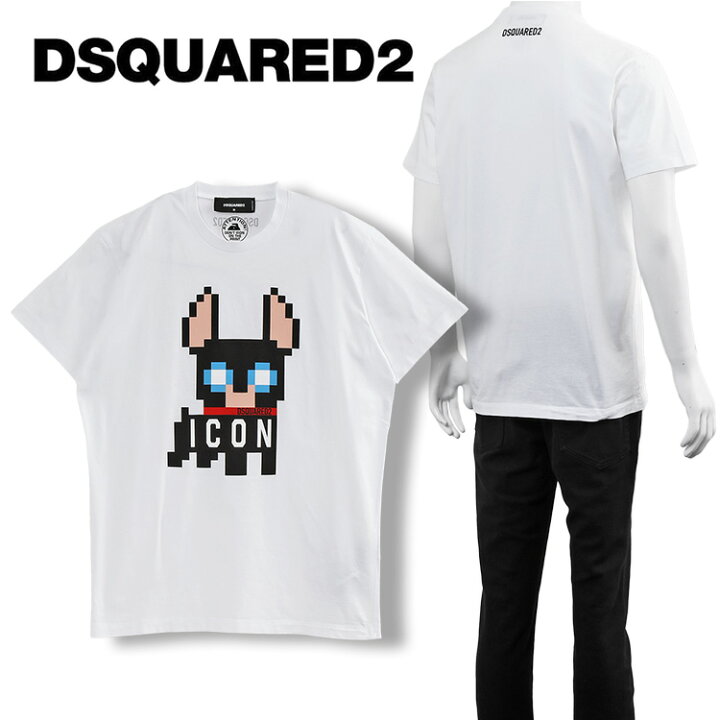 楽天市場】ディースクエアード Tシャツ DSQUARED2 チロドッグ アイコン 