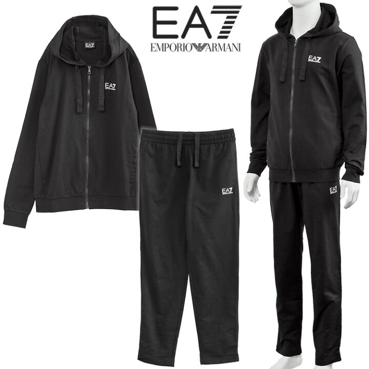 楽天市場】EMPORIO ARMANI EA7 アルマーニ セットアップ パーカー リブ  