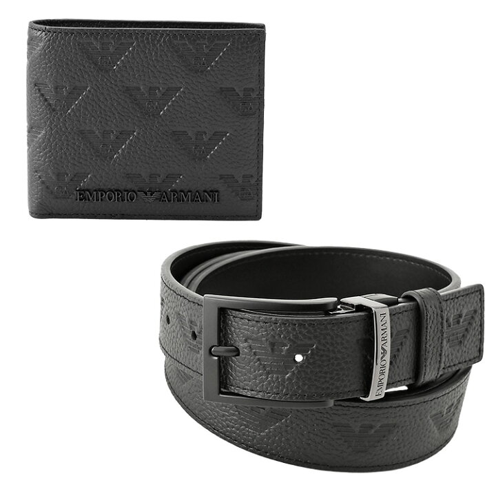 楽天市場】アルマーニ EMPORIO ARMANI 財布 ベルト ギフトセット 