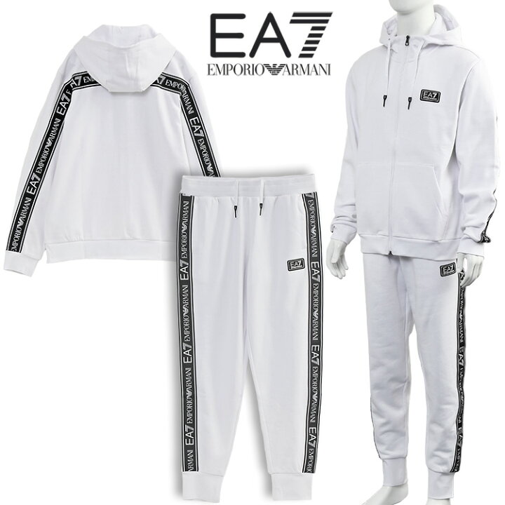 楽天市場】アルマーニ セットアップ EA7 セットアップ ジップ パーカー  