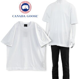 カナダグース CANADA GOOSE Tシャツ 1401MW GLADSTONE RELAXED T-SHIRT-25 WHITE【新作】