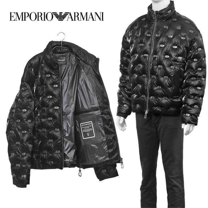 楽天市場】アルマーニ ダウン EMPORIO ARMANI ダウンジャケット 総柄 