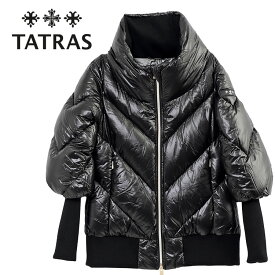 タトラス TATRAS トゥユッカ レディース ダウンジャケット 袖リブ LTLA23A4261-D TUYUKKA-01 BLACK【新作】