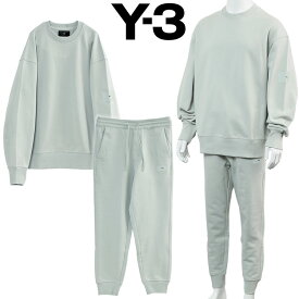 ワイスリー Y-3 セットアップ トレーナー スウェット パンツ FT CREW SWEAT & FT CUF PANT IP7694/IP7688-WONDER SILVER【新作】