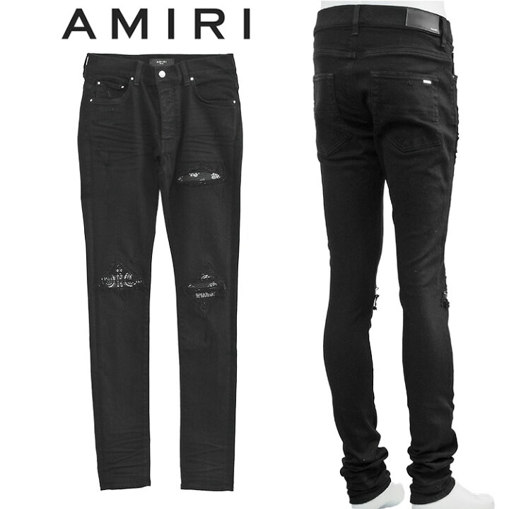 楽天市場】アミリ AMIRI ダメージ ジーンズ MX1 BANDANA PXMDS154 