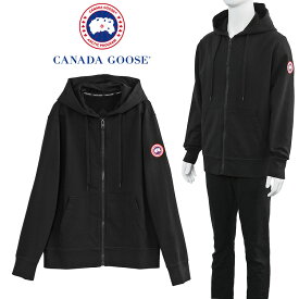 カナダグース CANADA GOOSE パーカー 7401M HURON FULL ZIP HOODY-61 BLACK【新作】