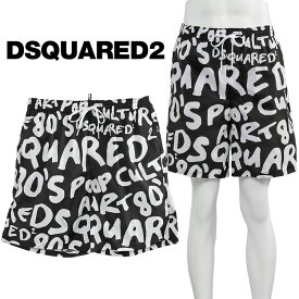 ディースクエアード DSQUARED2 水着 D2 POP 80'S BOXER MIDI D7BM15580-010【新作】