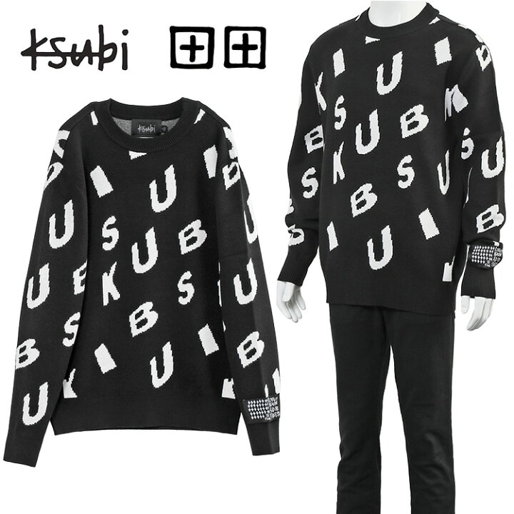 楽天市場】スビ Ksubi セーター Letters ジャカード ニット MFA23KW001 