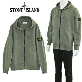 ストーンアイランド STONE ISLAND 64251 ジップ パーカー 801564251-V0059 ムスクグリーン【新作】