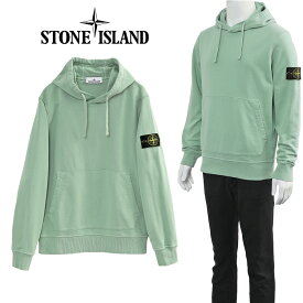 ストーンアイランド STONE ISLAND 64151 プルオーバー パーカー 801564151-V0052 ライトグリーン【新作】