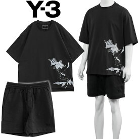ワイスリー Y-3 セットアップ Tシャツ ハーフパンツ IN4349/IV5576-BLACK【新作】
