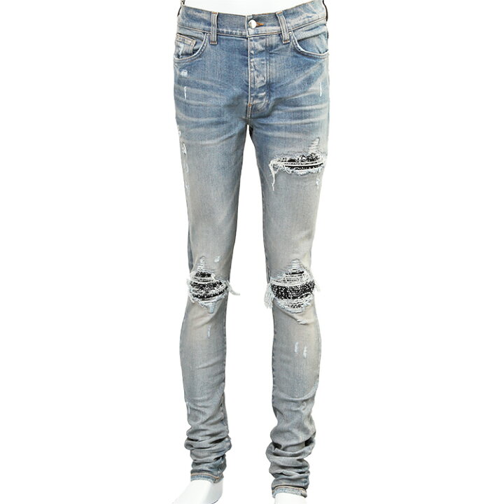 楽天市場】アミリ AMIRI ダメージ ジーンズ BANDANA JEAN PXMDS154  