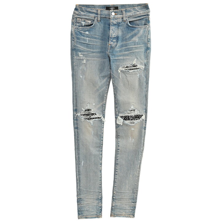楽天市場】アミリ AMIRI ダメージ ジーンズ BANDANA JEAN PXMDS154 