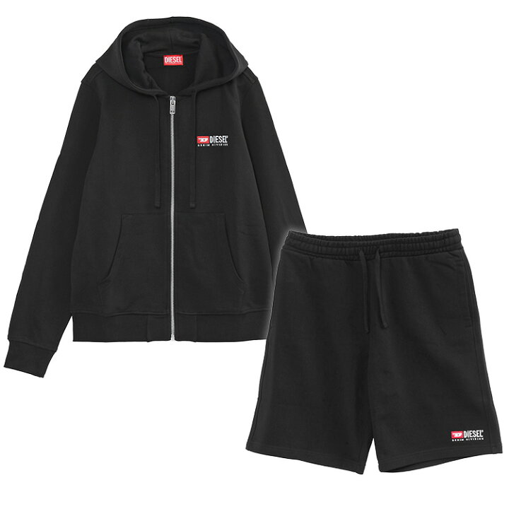 楽天市場】ディーゼル DIESEL セットアップ パーカー スウェット  