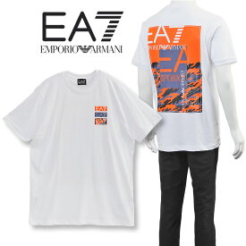 アルマーニ Tシャツ バックプリント EA7 EMPORIO ARMANI 3DPT12-PJ7BZ-1100【新作】