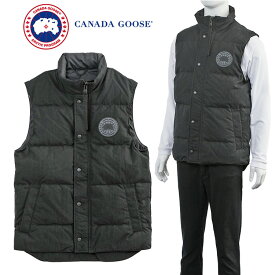 カナダグース CANADA GOOSE ガーソン ダウンベスト クリンクル コットン 2081MB2 Garson Vest Crinkle Cotton-61 BLACK【新作】【アウター】