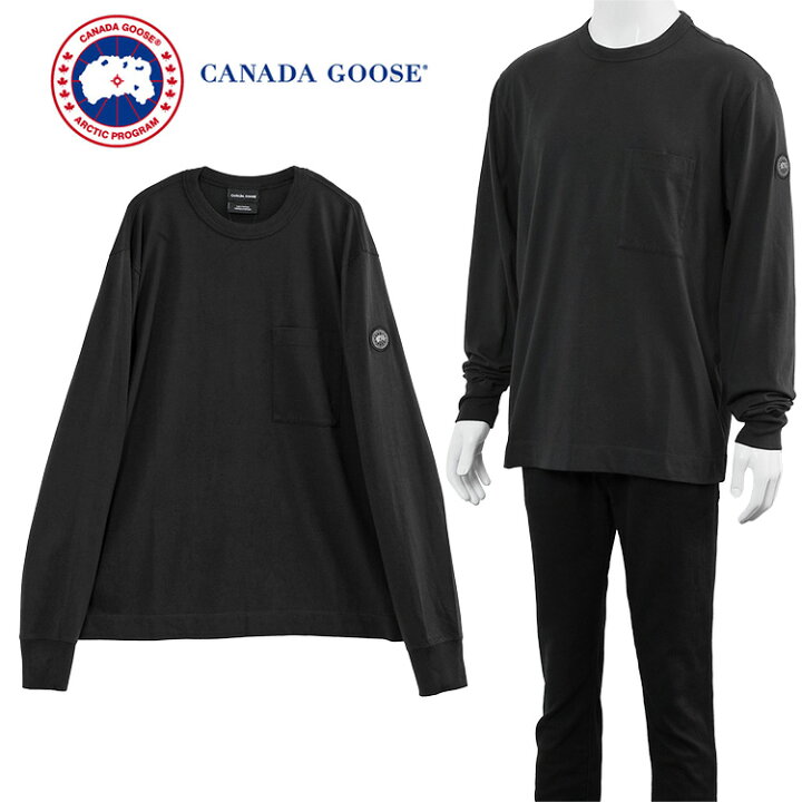楽天市場】カナダグース 袖ロゴ ロンT CANADA GOOSE グラッドストーン 