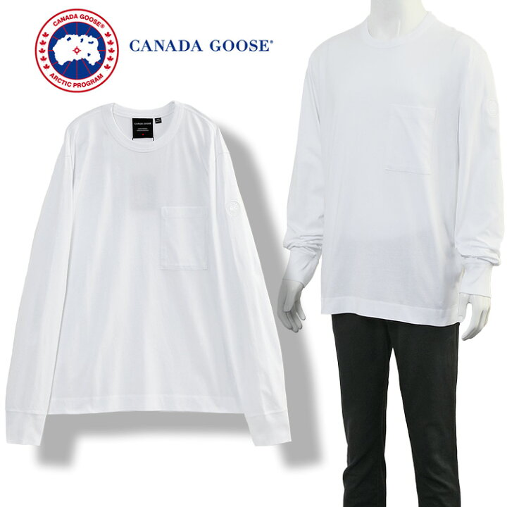楽天市場】カナダグース 袖ロゴ ロンT CANADA GOOSE グラッドストーン 