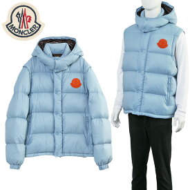 MONCLER 2way モンクレール ダウンジャケット メンズ ダウンベスト サイクロン Cyclone 1A000-22-596RD CYCLONE-716 ライトブルー【アウター】