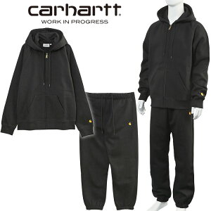 J[n[g Carhartt WIP ZbgAbv CHASE JACKET/CHASE SWEAT PANT I033664/I033667-89XX BLACK GOLDyVz