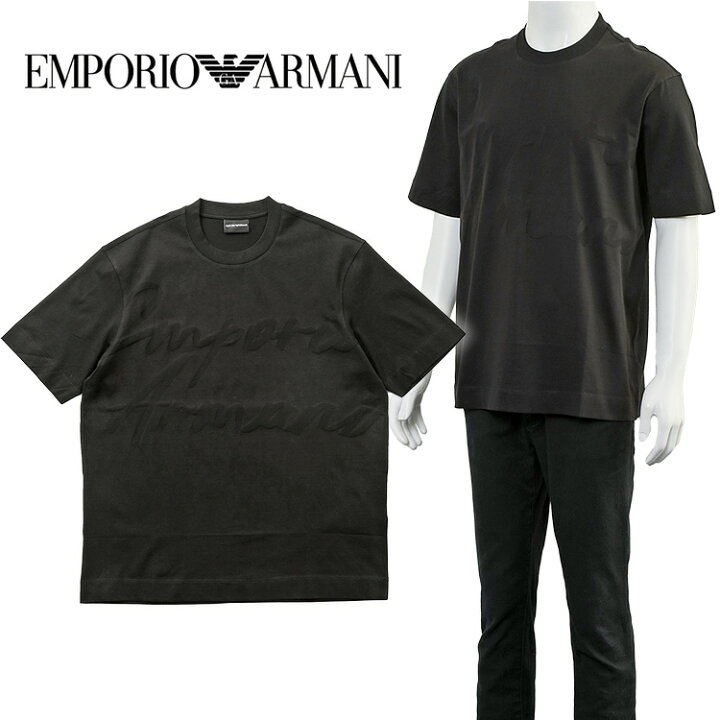 楽天市場】アルマーニ Tシャツ EMPORIO ARMANI 同色 ジャガードロゴ 