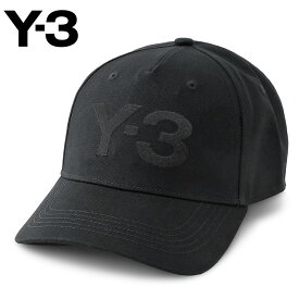 Y-3 同色ロゴ ベースボール キャップ LOGO CAP JP1143-BLACK【新作】