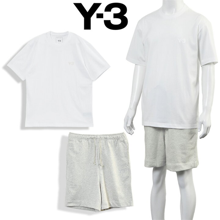 楽天市場】Y-3 セットアップ 同色ロゴ Tシャツ × スウェット ハーフ 