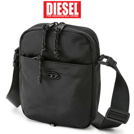 ディーゼル DIESEL オーバルD クロスボディバッグ D-PACK CROSSBODY X10310-P8166 X-T8013 ブラック テックファブリック ユニセックス【新作】