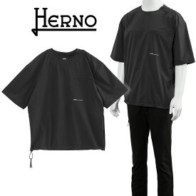 ヘルノ HERNO ラミナー エキストラライト ストレッチ Tシャツ TS00001UL-12832S-9300 NERO【新作】