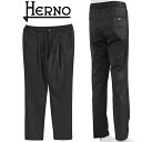 ヘルノ HERNO ナイロン ジャージー パンツ PT000044U-12588S-9300 NERO【新作】