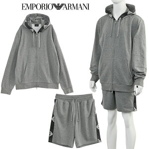 G|IA}[j EMPORIO ARMANI ZbgAbv p[J[ XEFbg n[tpc EM000523/EM000495-O8003 O[yVz