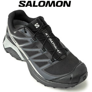 SALOMON �T������ XT-PATHWAY GORE-TEX �X�j�[�J�[ 47577500-BLACK BLACK FTW SILVER / Quicklace�y�V��z