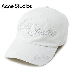 アクネストゥディオス Acne Studios ロゴキャップ C40406-100 ホワイト【新作】