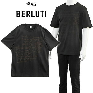 �x�����b�e�B BERLUTI �X�N���b�g �h���イ T�V���c R29JRS162-003-900_NOIR�y�V��z
