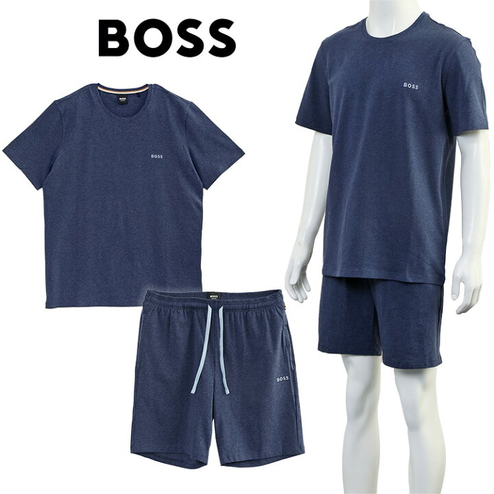 楽天市場】ボス 上下セット BOSS セットアップ Tシャツ × ハーフパンツ