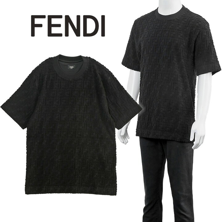 楽天市場】フェンディ FENDI 総柄 パイル Tシャツ FENDI ZUCCA SPONGE 