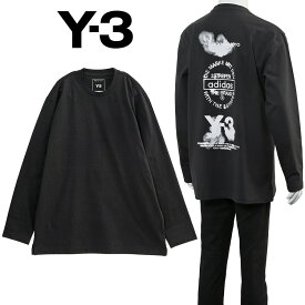 ワイスリー Y-3 ロンT 長袖 Tシャツ GRAPHIC LONG SLEEVE TEE JX4747-BLACK【新作】