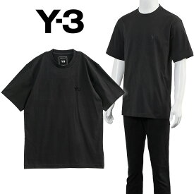 ワイスリー Y-3 同色ロゴ Tシャツ M REG SS TEE IW0066-BLACK【新作】