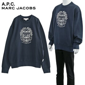 A.P.C. × MARC JACOBS メンズ パリ クルーネック トレーナー COHKQ-H37003-IAK【新作】