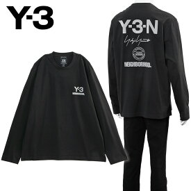 Y-3 × NEIGHBORHOOD ロンT NBHD LOGO LS TEE JW7001-BLACK【新作】