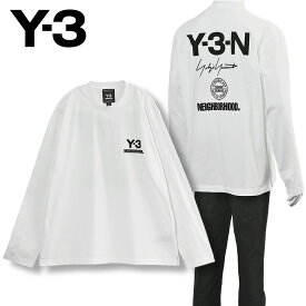 Y-3 × NEIGHBORHOOD ロンT NBHD LOGO LS TEE JX7455-CORE WHITE【新作】