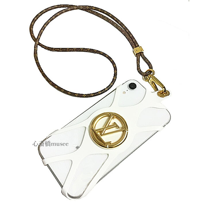 LOUIS VUITTON ルイヴィトン フォンホルダー・ルイーズ M68382 ネック 