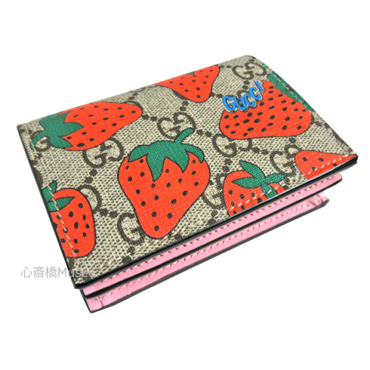 楽天市場】≪新品≫GUCCI グッチ ストロベリー いちご プリント 財布  